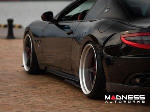 Maserati GranTurismo Custom Wheels - VWS-3 by Vossen - Satin Black/ Matte Silver Barrel
